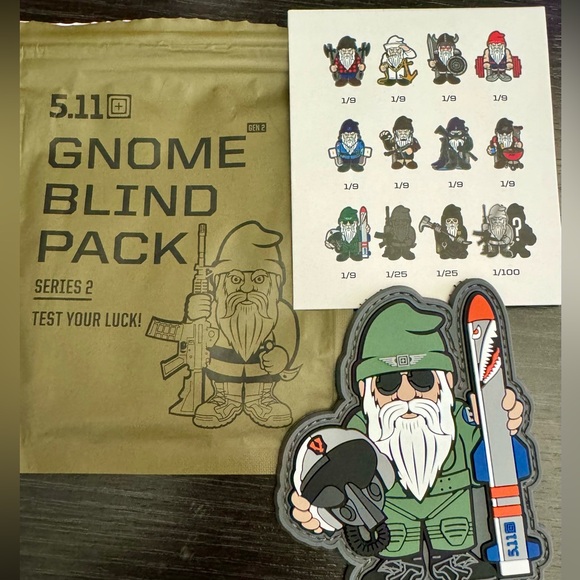 5.11 Tactical Patch.  - Gnome Blind Pack, Series 2 - Picture 3 of 6